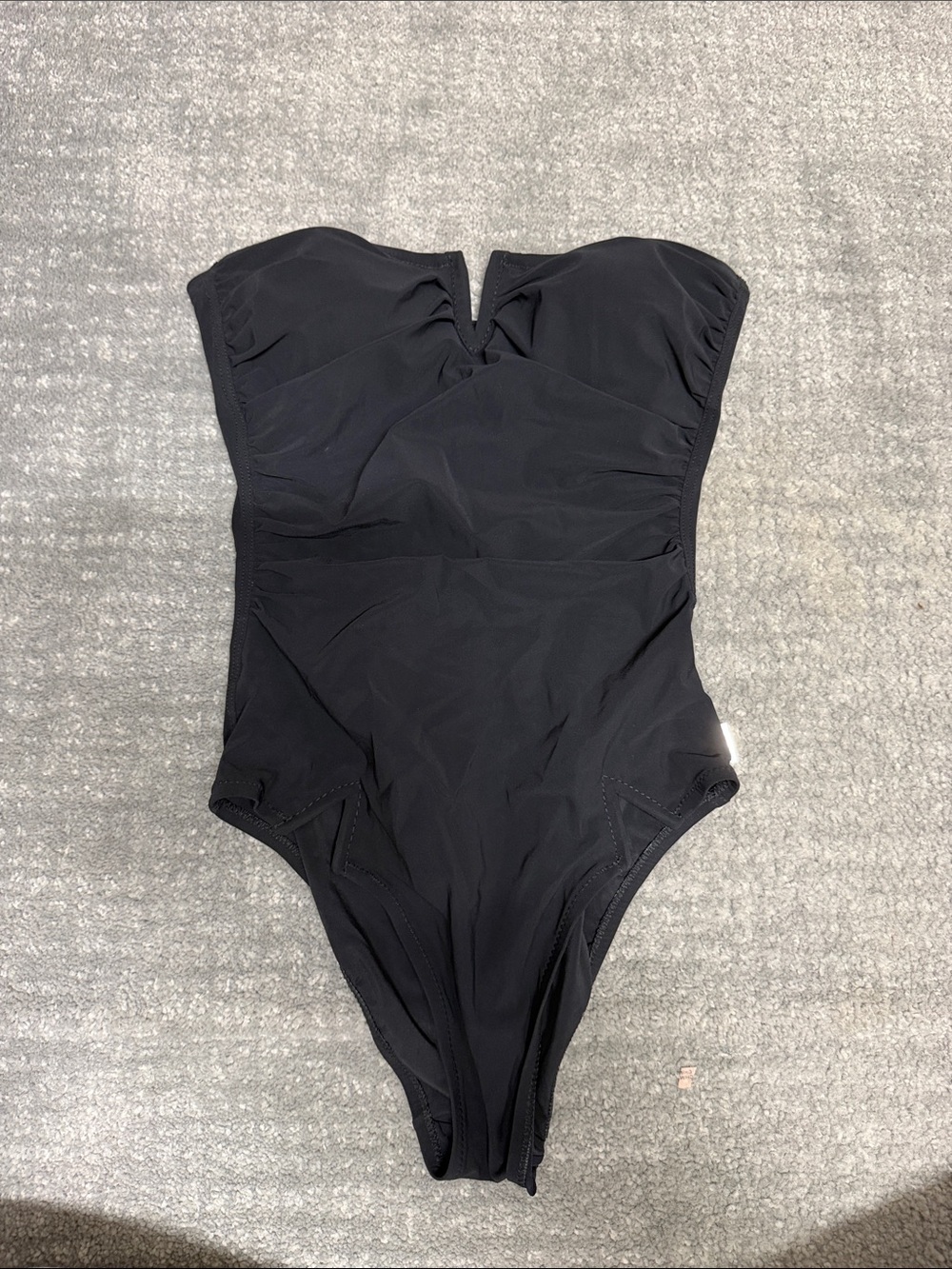Shan Black Strapless One-Piece Swimsuit - Classic Swim